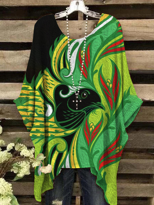 Women's Abstract Graphic Print Top