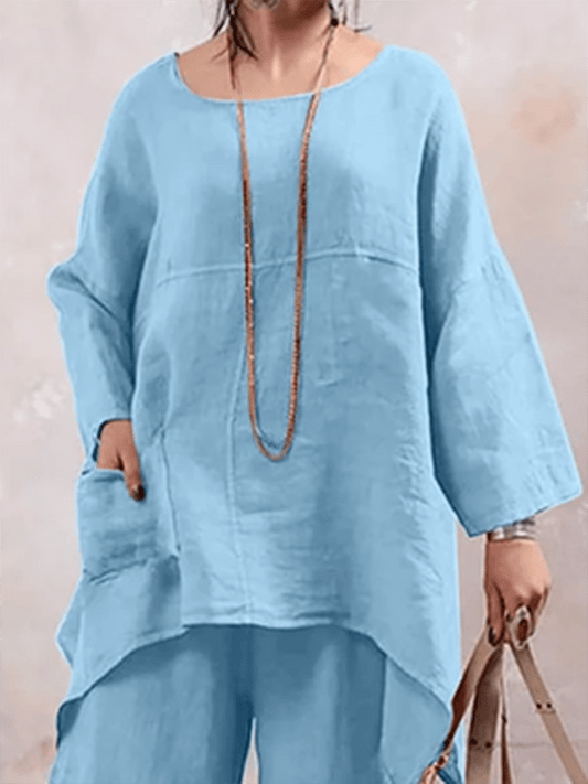 Women's Casual Loose Patchwork Shirt