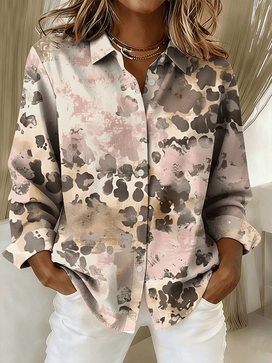 Women'S Casual Loose Printed Shirt 